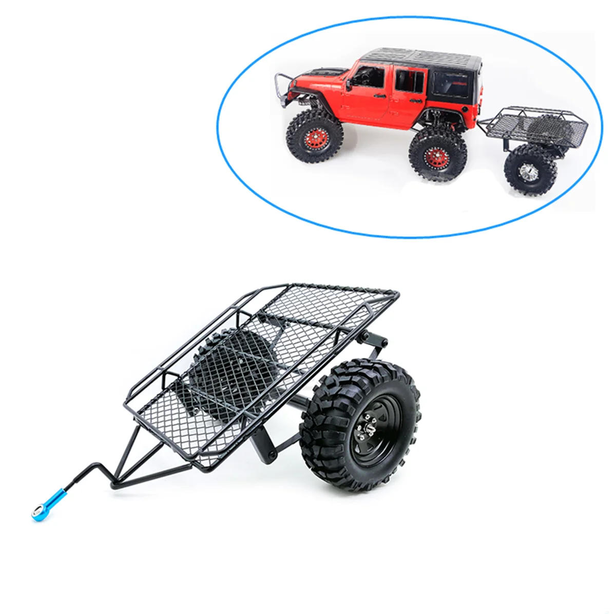 Металлическая фоторамка с бункером модель для 1/10 Rock Crawler Truck Trail Радиоуправляемый