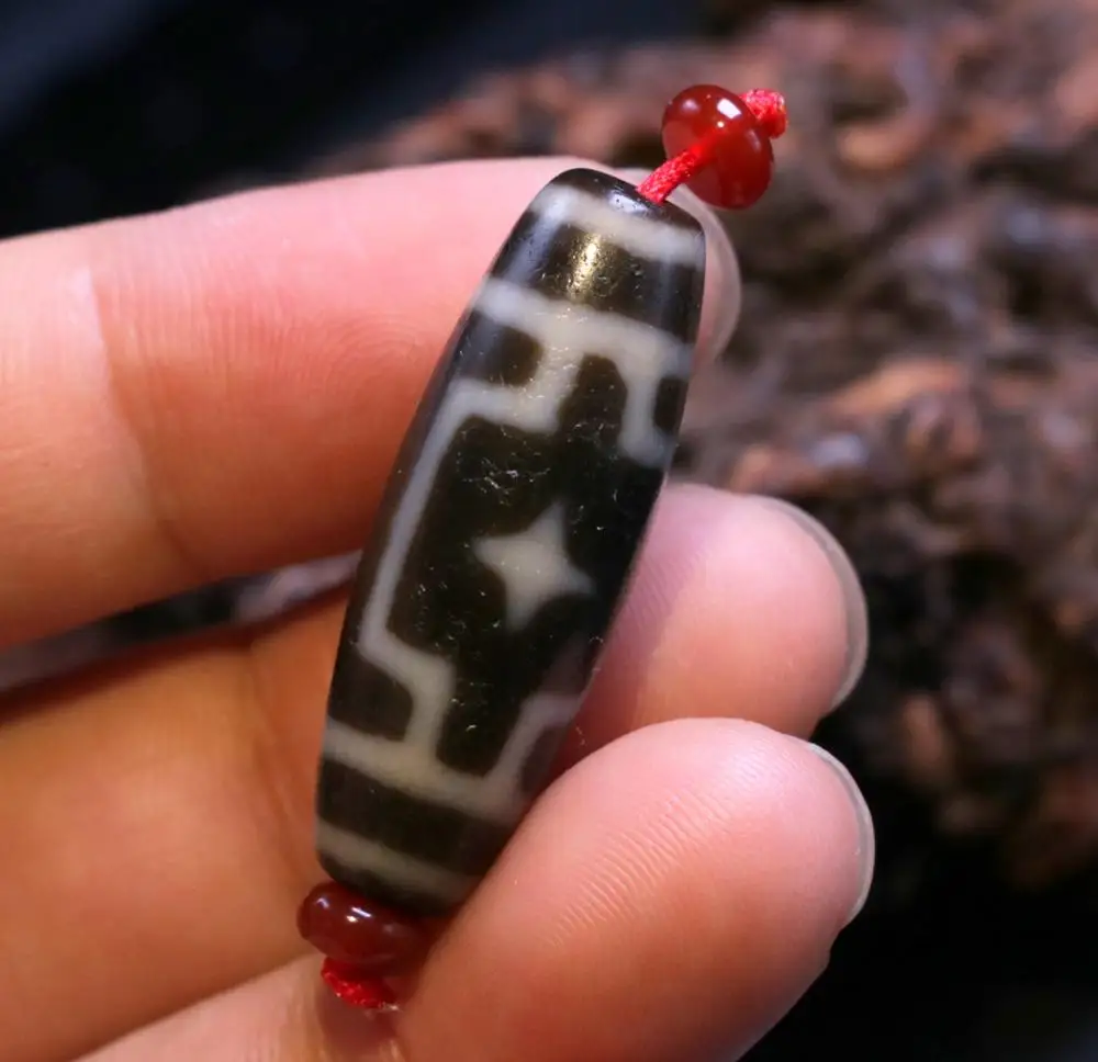 Treasure Magic LKbrother сила Тибетский старый жирный Агат патина 2 сверкающие звезды бусины