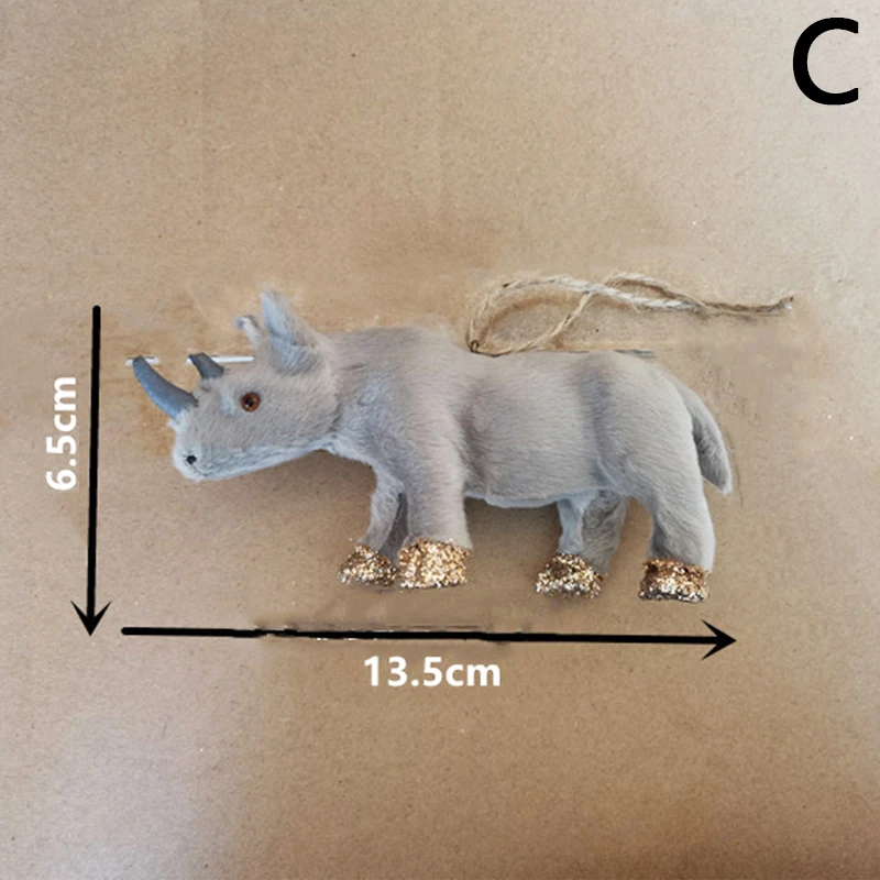 Имитация лежащего рождественского оленя Сика искусственный олень Фея Сад