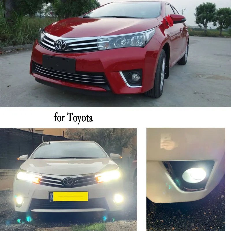 Светодиодный противотуманный фонарь для Toyota Corolla 2014 2015 светодиодный