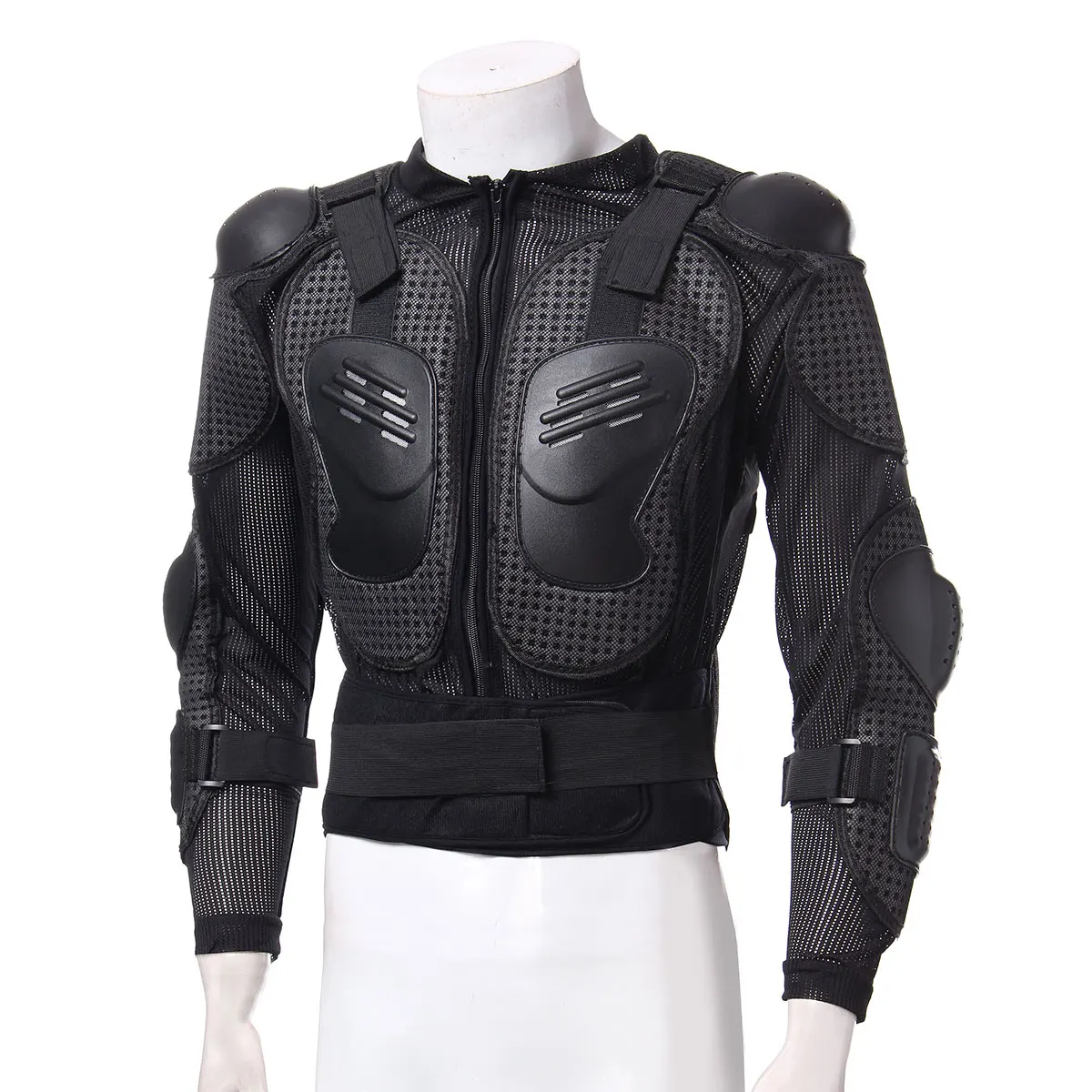 Men Full Body Motorcycle Jacket Armor Motocross Racing Protective Gear Motorbike Chest Elbow Back Shoulder Protector