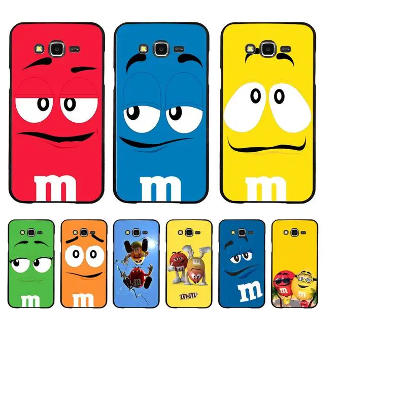 

M&M's Chocolate Nutella Phone Case For Samsung Galaxy J4plus J6 J5 J72016 J7prime cover for J7Core J6plus