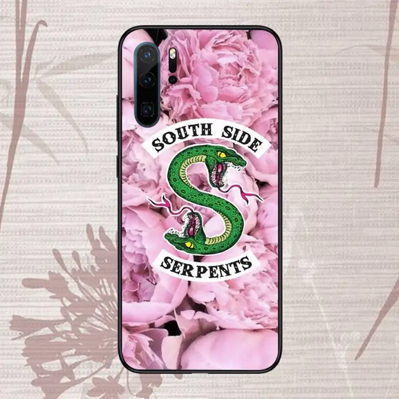 

Riverdale South Side Snake Logo Phone Case For Huawei honor Mate P 9 10 20 30 40 Pro 10i 7 8 a x Lite nova 5t