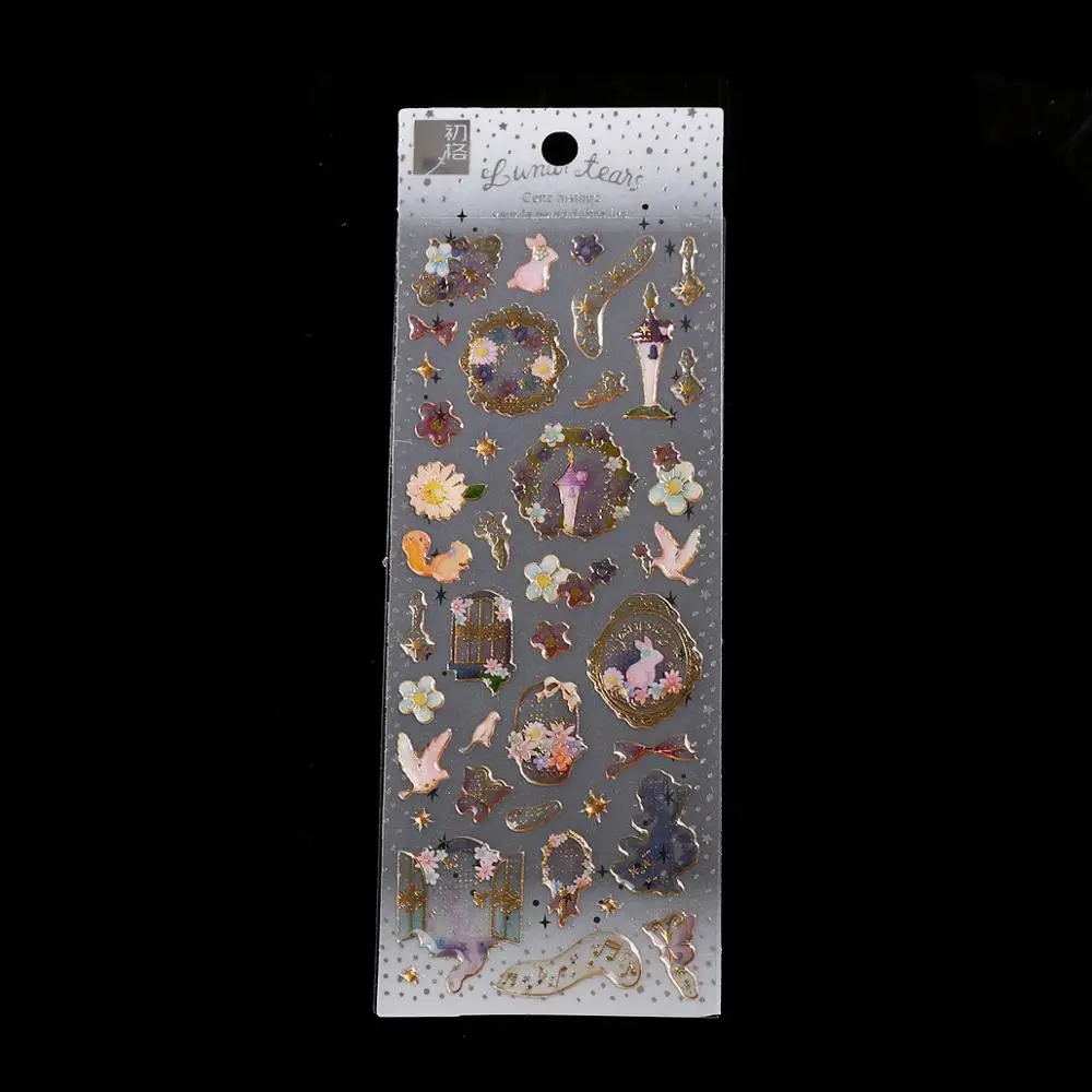 DoreenBeads цветок сердце крыло Сакура животных ПВХ DIY скрапбук Декор стикер Смола
