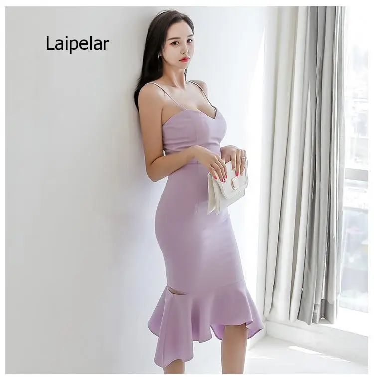 

White Bandage 2021 New Arrival Summer Sexy Women Mermaid Bandage Bodycon Celebrity Evening Party Club Dress