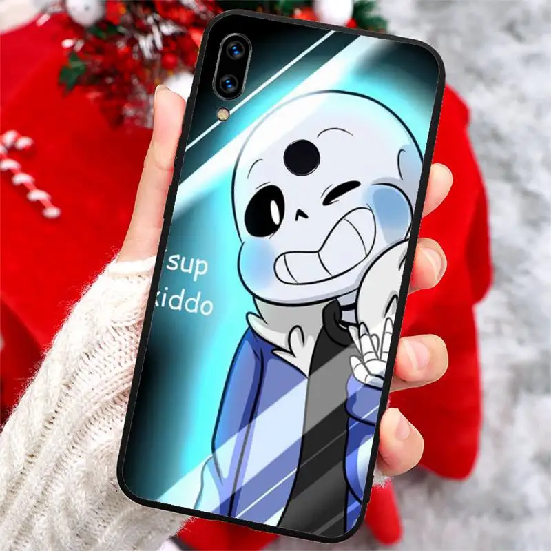 

Undertale sans doggo Phone Case For Xiaomi Redmi note 7 8 9 t k30 max3 9 s 10 pro lite
