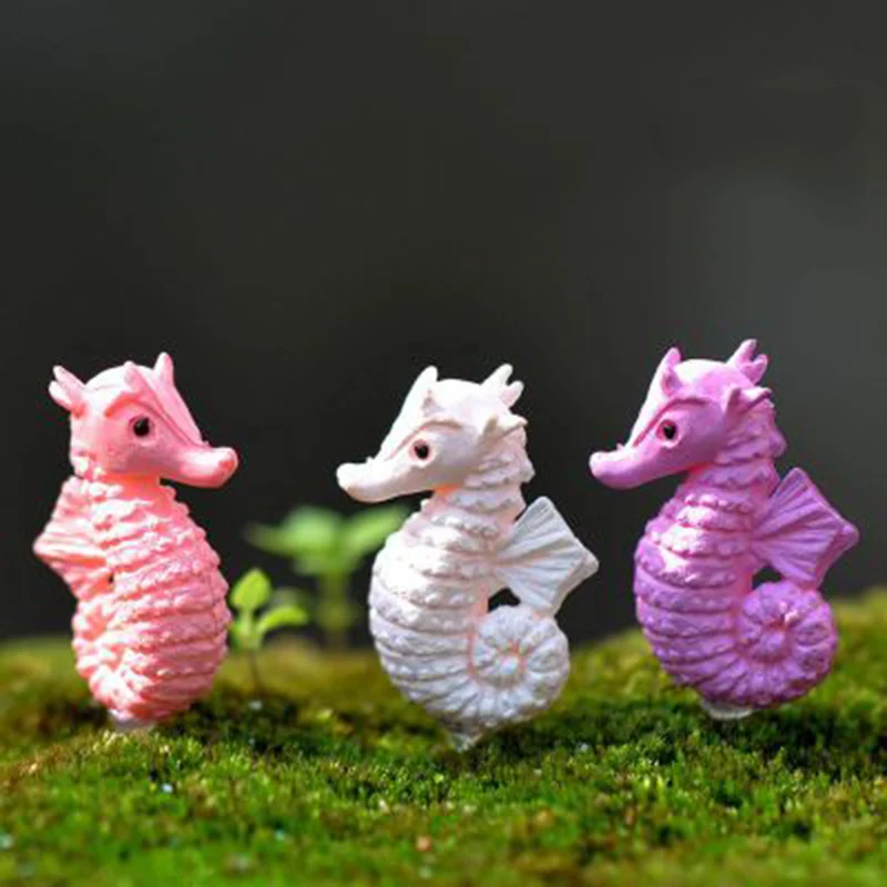 Мини австралийская морская лошадь Тихоокеанский океан гиппокамп модель статуя