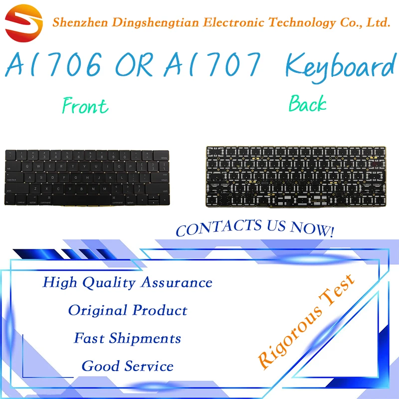 Клавиатура A1707 A1706 для ноутбука Macbook Pro Retina испанская русская Арабская немецкая