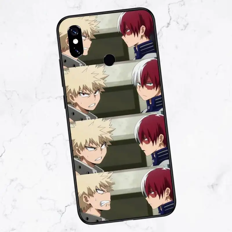 

Anime My hero academia Phone Case For Xiaomi Redmi 7 8 9t a3Pro 9se k20 mi8 max3 lite 9 note 9s 10 pro