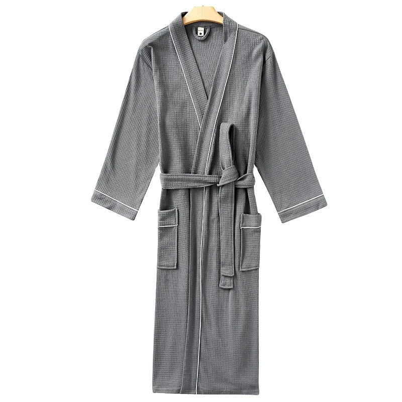 

Bathrobe female long summer robe in the spring and autumn couples thin pajamas nestle bibulous bathrobe male a undertakes