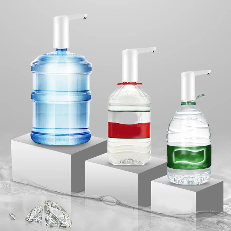 

Water Bottle Dispenser , USB Charging Universal Electric Water Dispenser Waterproof Drinking Water Jug Pump for 2-5 Gallon Water