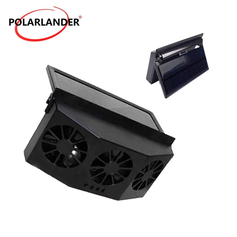 

Solar Energy Car Fan Air Vent Automatic Rechargeable Exhaust Fan Air Purifier System Car Gills Cooler 8W
