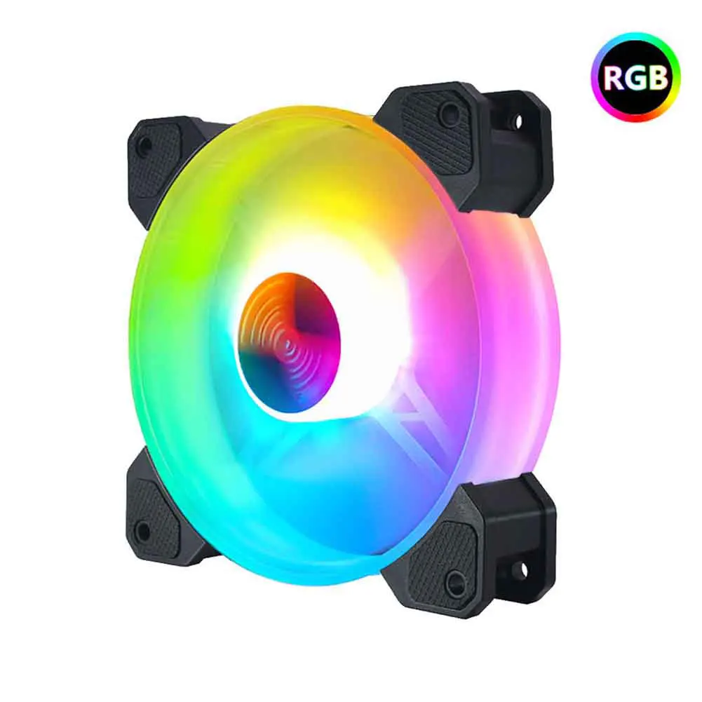 120 мм кулер LED RGB тихий прочный ПК охлаждающий гидравлический нескользящий чехол