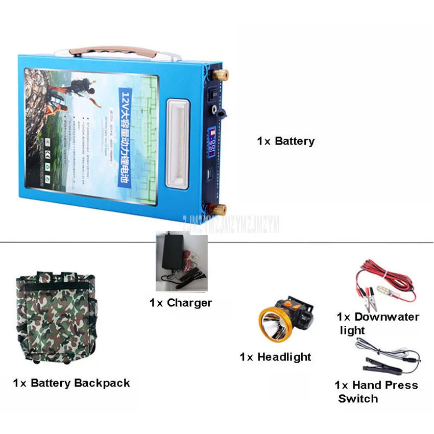 12V 220Ah/300Ah литиевая батарея легкая большая емкость двойной USB порт с светодиодный подсветкой для динамика портативный источник питания