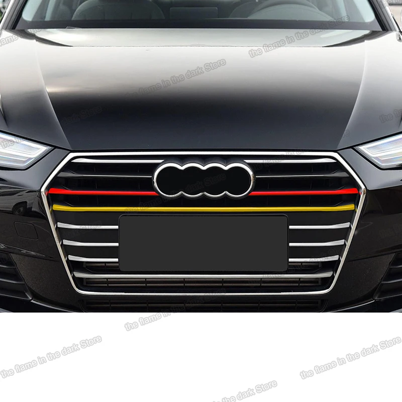 Lsrtw2017 для Audi A3 автомобиль передняя решетка отделка Декоративные интерьерные