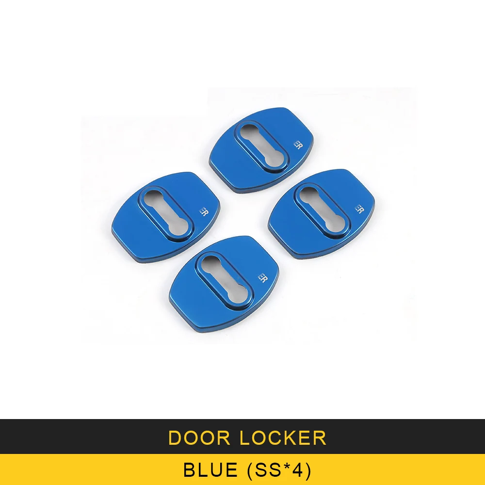 GELINSI Door Gate Locker Lock Cover Trim Frame Sticker Interior Accessories for Toyota Land Cruiser 2016 Car Styling | Автомобили и