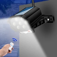 remote control solar street light monitoring lamp fake camera body induction wall lamp outdoor burglar proof waterproof