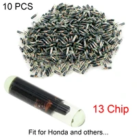 10 pieces blank id 13 glass chip not code car key glass transponder chip light car key transponder chip fit for honda