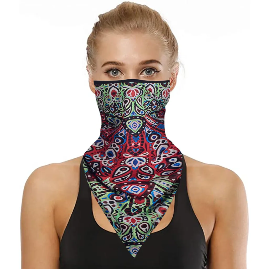 5 шт. унисекс Rave Bandana повязка на шею головной убор для женщин и мужчин шарф лица 3d