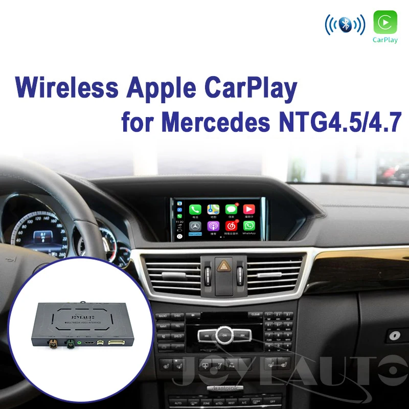 Joyeauto Wi Fi беспроводной Apple Carplay Android авто зеркало A B C E G GL ML класс для Mercedes NTG4.5 4 7 Car Play
