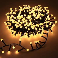 10m 500leds 5m 250leds led fairy small ball lights string christmas garland light for wedding new year party courtyard decor