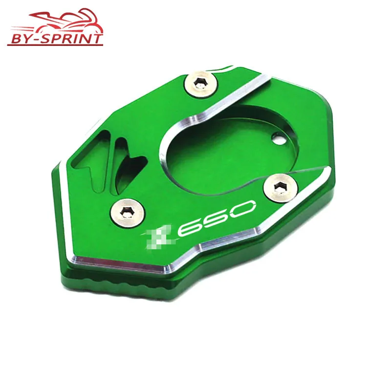 Motorcycle For Kawasaki Z650 Z900 Z1000 Z1000SX Z800 ER-6N ZX6R ZX10R CNC Aluminum Kickstand Plate Extension Pad Stand Enlarger |