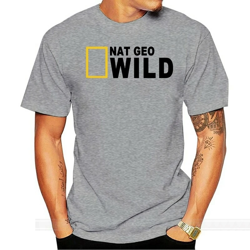 

National geographics Wild T shirt Many Color & Design Option cotton tshirt men summer fashion t-shirt euro size