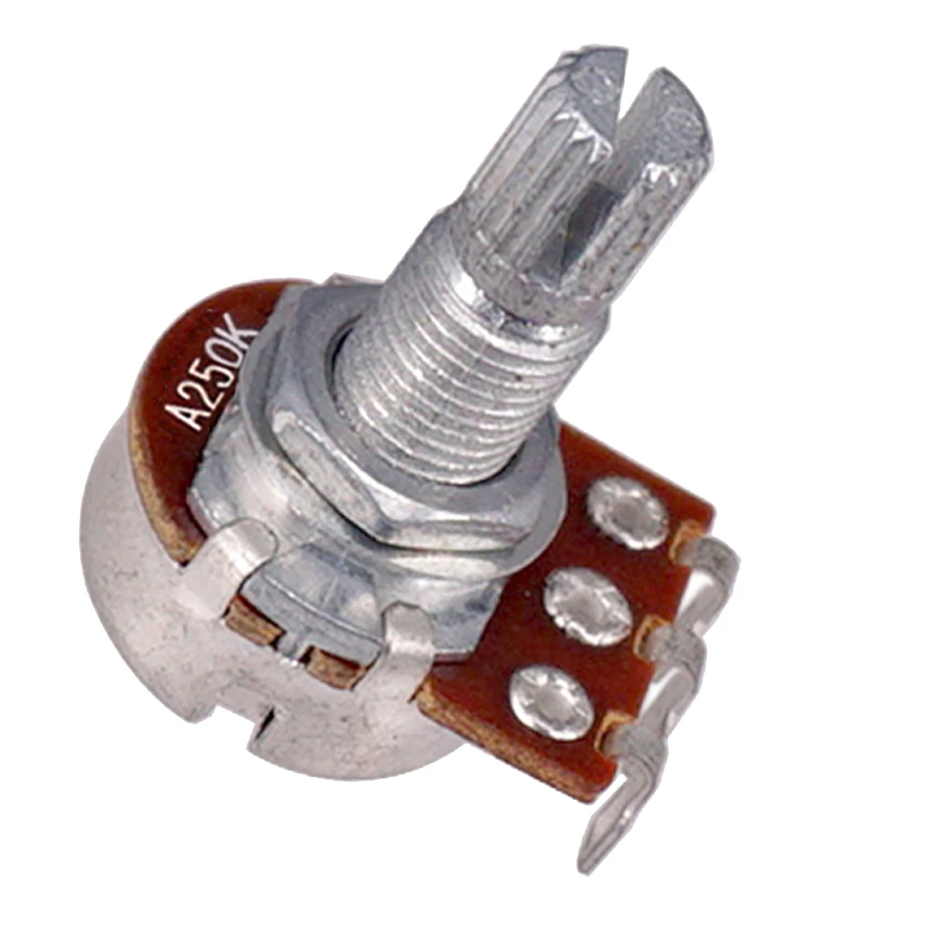 gitarre potentiometer audio töpfe a250k b250k ohm tone volume ersatz für elektrische gitarre pack von 4 free global shipping