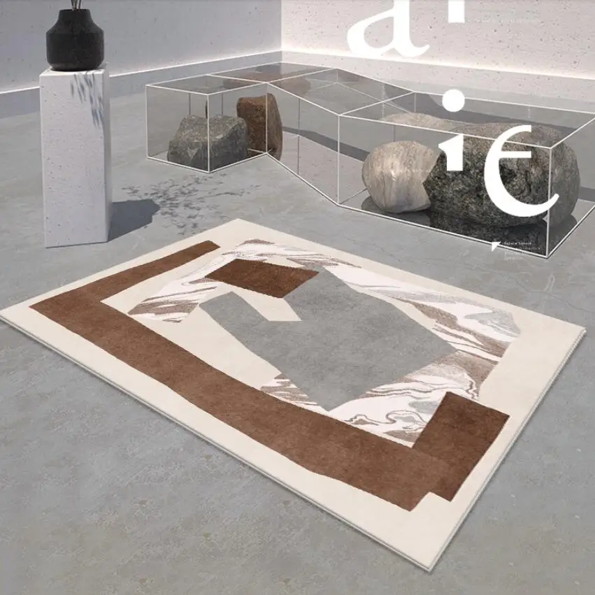 

Geometric Nordic Abstract Carpet Bedroom Living Room Coffee Table Large Area Rug Home Room Bedside Blanket Home Decor Floor Mat