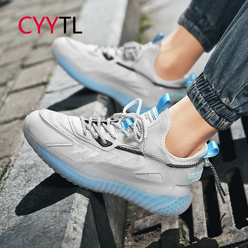 

CYYTL Men's Fashion Mesh Breathable Boys Sneakers Slip On Sports Running Workout Shoes Casual Trail Outdoor Walking Tennis
