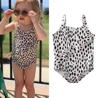 summer toddler kids baby girls leopard tankini swimwear swimsuit swimming costume