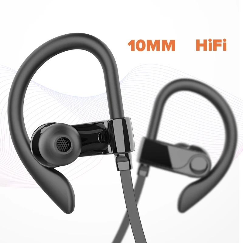 

Bluetooth 5.0 Neck-Mounted Wireless Running Sports Earphones In-Ear Stereo Headphones Long Standby