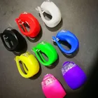 Задний фонарь для велосипеда, светодиодный фсветильник рь из алюминиевого сплава, предупреждающий сигнал для езды ночью, силиконосветильник, передний и задний свет