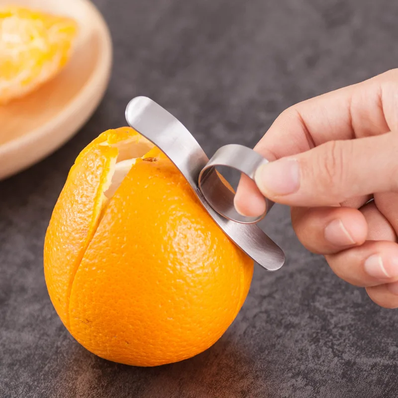 Orange Citrus Peelers Set of 2 Easy Slicer Cutter Peeler Remover Kitchen Accessories Cooking Tool Gadget|Овощечистки и ножи для
