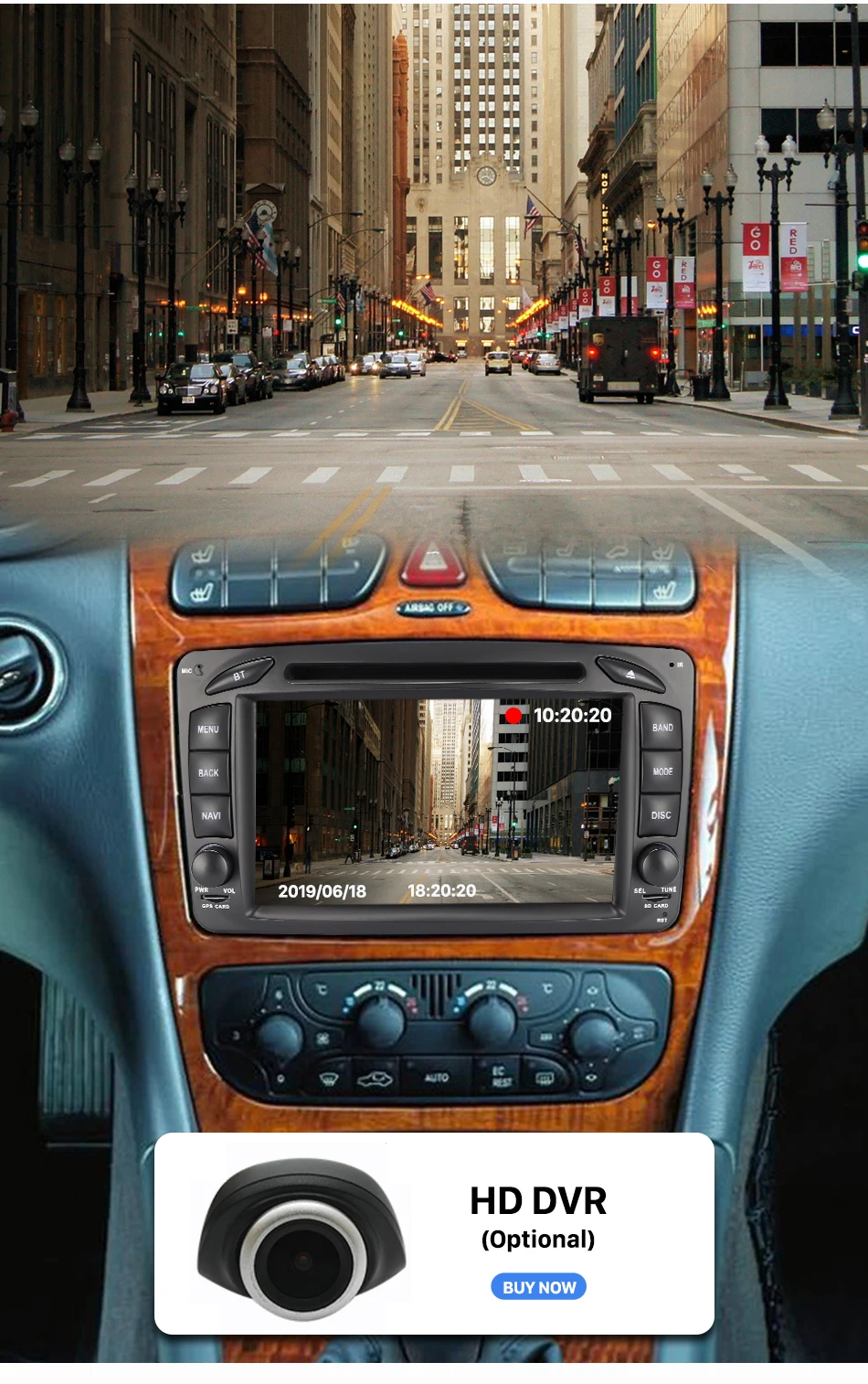 Eunavi 2 Din 7 ''Android 9,0 автомобильный DVD для Mercedes Benz CLK W203 W208 W209 W210 W463 Vito Viano четырехъядерный Радио стерео с dsp