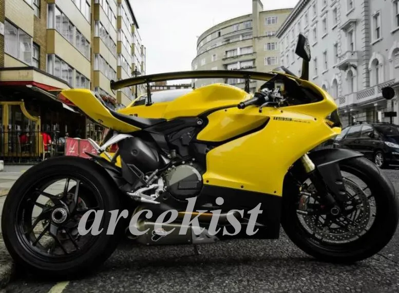 

Новинка Обтекатели из АБС-пластика для DUCATI 899 1199 S R Panigale 12 13 14 15 16 899R 1199R 899S 1199 S 2012 2013 2014 2015 2016 желтые