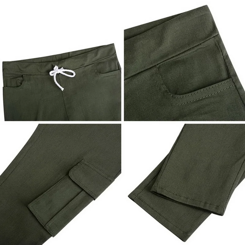 Женские брюки для фитнеса однотонные повседневные женские с несколькими