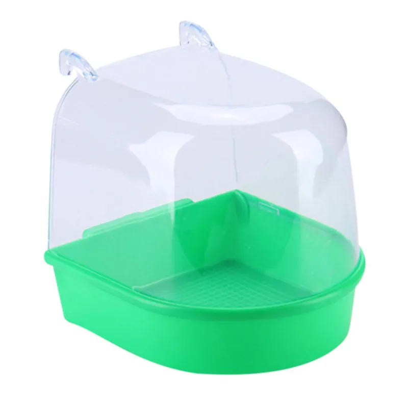 Пластиковая водная ванна для птиц попугай Parakeet Lovebird клетка домашних животных