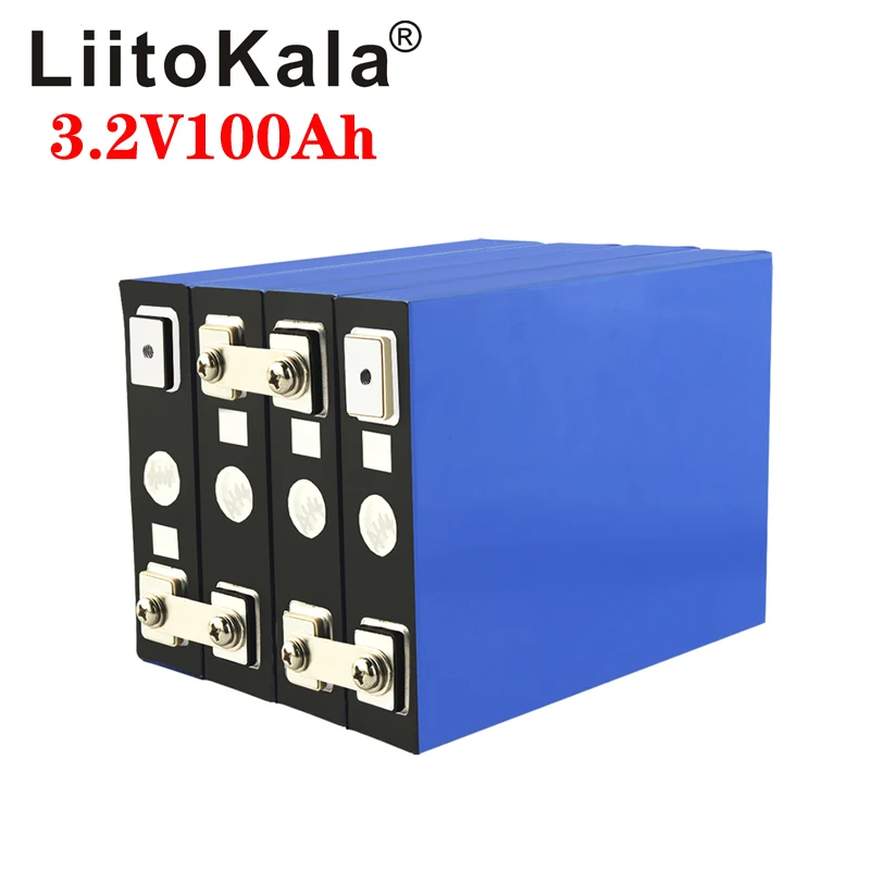 

8pcs LiitoKala 3.2v 10Ah LifePo4 battery lithium 300A 3C high drain for diy 12V 24V solar Inverter electric vehicle golf c