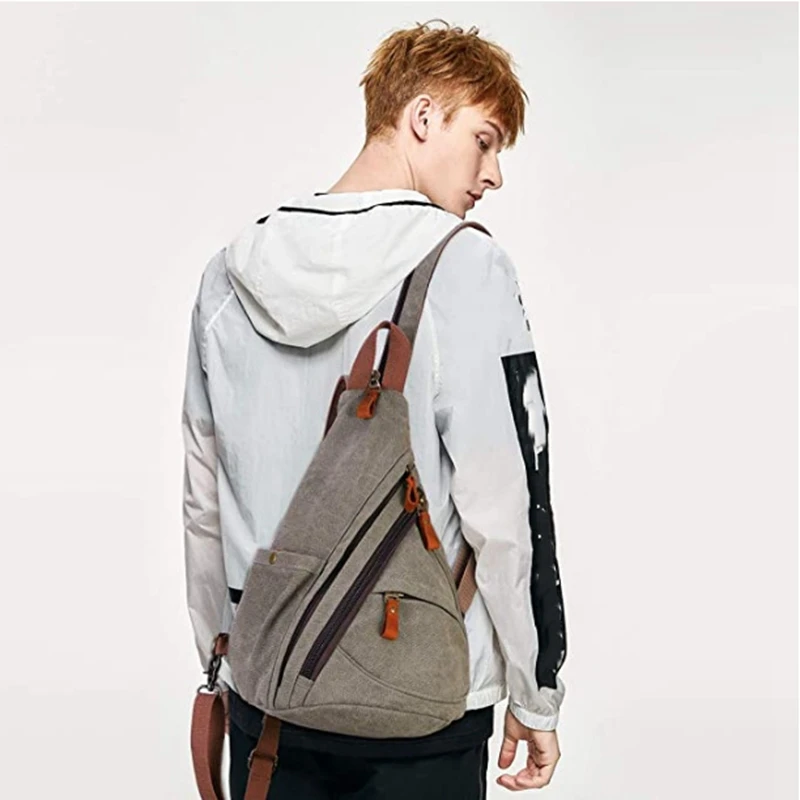 

Small Casual Men's Outdoor Shoulder Bag for Men and Women