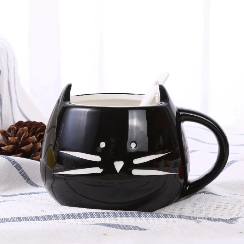 1 шт. Новинка милая Кошка Животное молочная Кружка Керамическая креативная