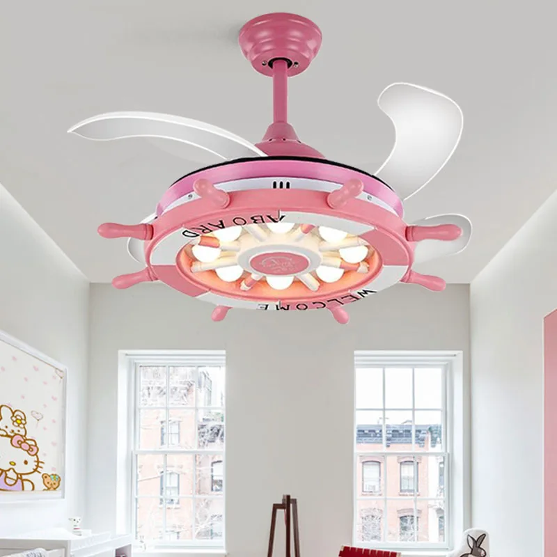 Потолочный светильник с вентилятором двусторонняя умная лампа для гостиной