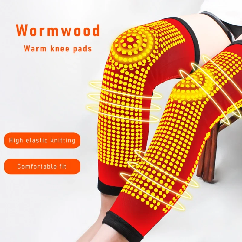 

1 Pair Self Heating Support Knee Pad Warm for Arthritis Joint Pain Relief Injury Recovery Belt Knee Leg Warmer Bace Woman Man