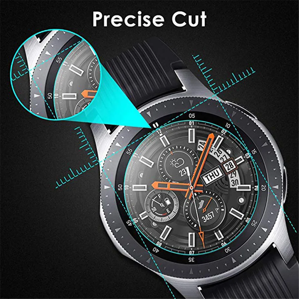 31pcs upgraded tempered glass screen protector for samsung galaxy watch 46mm 42mm 9h protective glass film for gear s3 s2 free global shipping