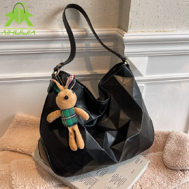 

Fashion Vintage Female Tote Bag 2021 New High Quality PU Leather Women's Designer Handbag High Capacity Shoulder Messenger Bag