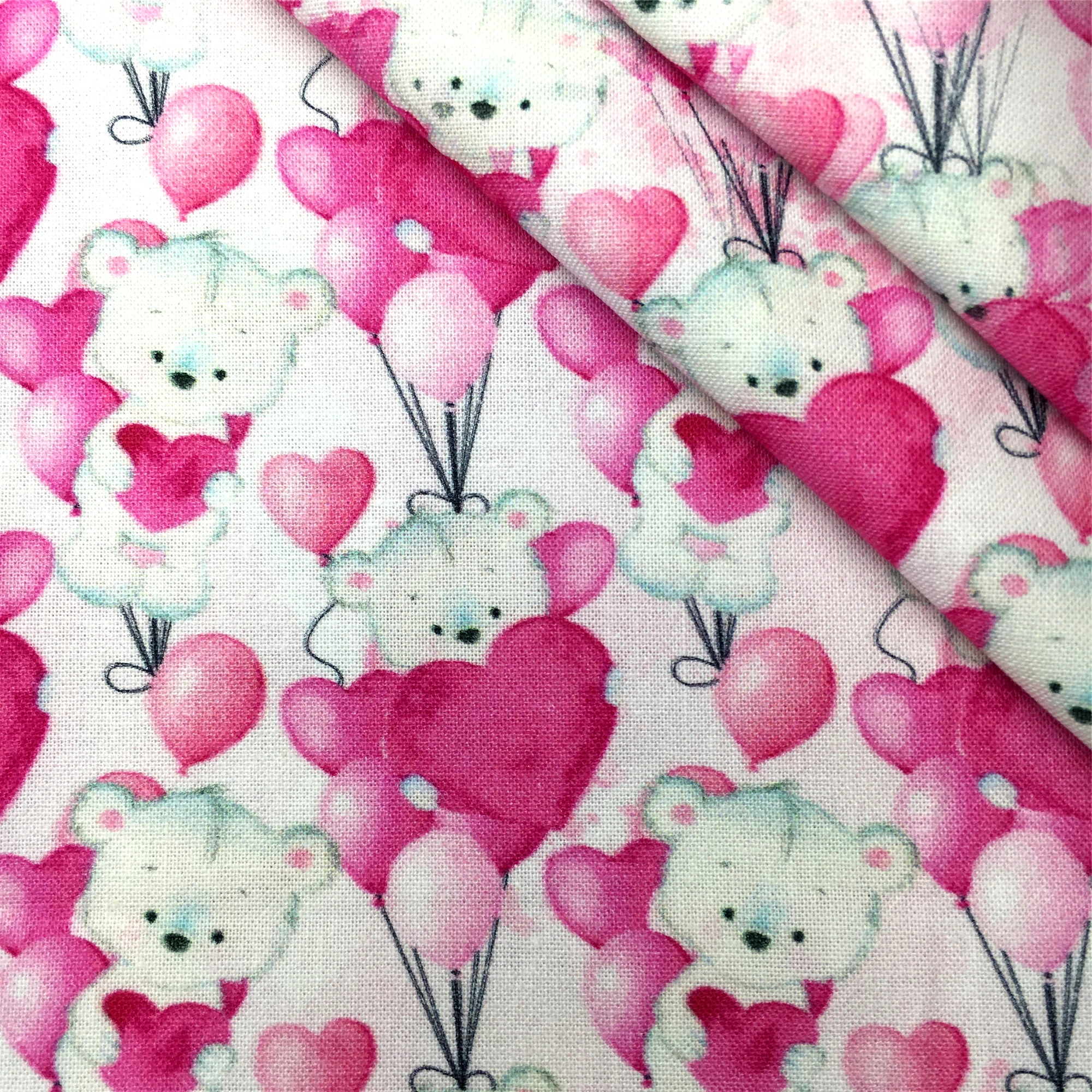 Ёж медведь слон сердце любовь полиэстер хлопок Материал Ткань Лоскутная ткань