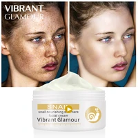 vibrant glamor snail cream moisturizing anti wrinkle anti aging repair nutrition cream brightening complexion facial treatment