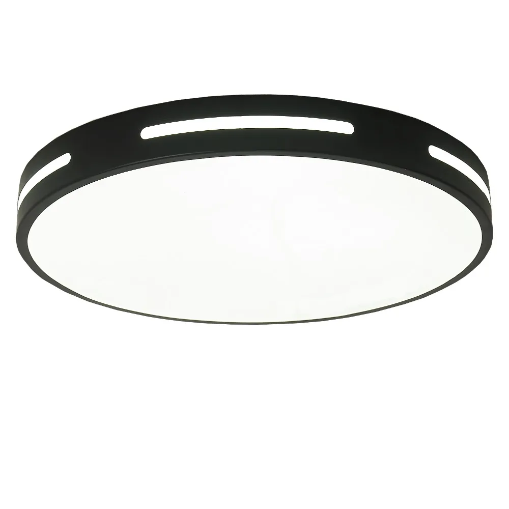 Ультратонкий круглый современный светодиодный потолочный светильник для