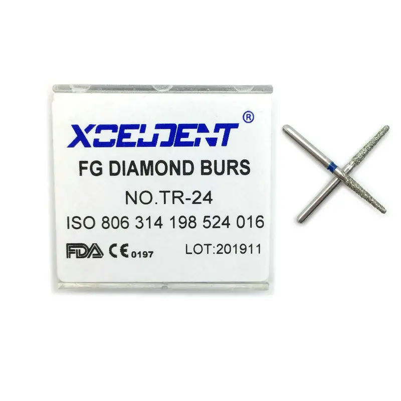 1 коробка Алмазный стоматологический Бур для отбеливания зубов Средний