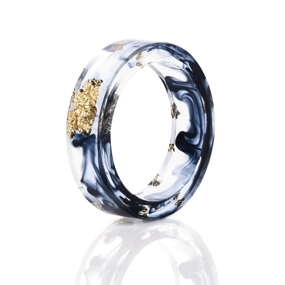 8 цветов высокое качество ручная работа Золотая фольга внутри прозрачная смола